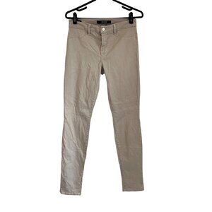 J Brand Womens Tan Super Skinny Stretch Twill Pants Size 29